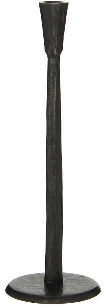 Κηροπήγιο Αλουμινένιο 4020-3 10x10x31cm Grey Supergreens Aluminium