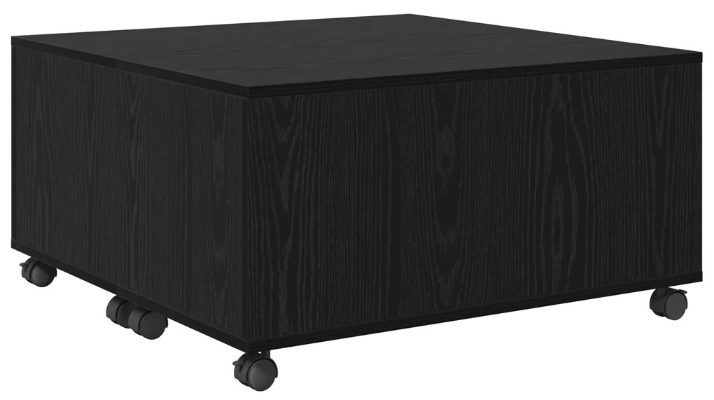 vidaXL Τραπεζάκι σαλονιού Μαύρη δρυς 75 x 75 x 38 cm