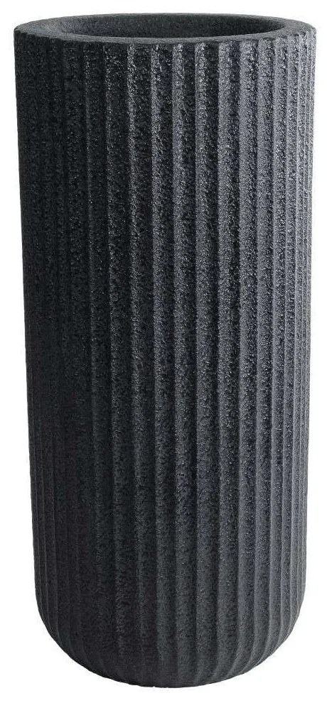 Κασπώ Δαπέδου Matera 20734 42x90cm Black GloboStar Cement