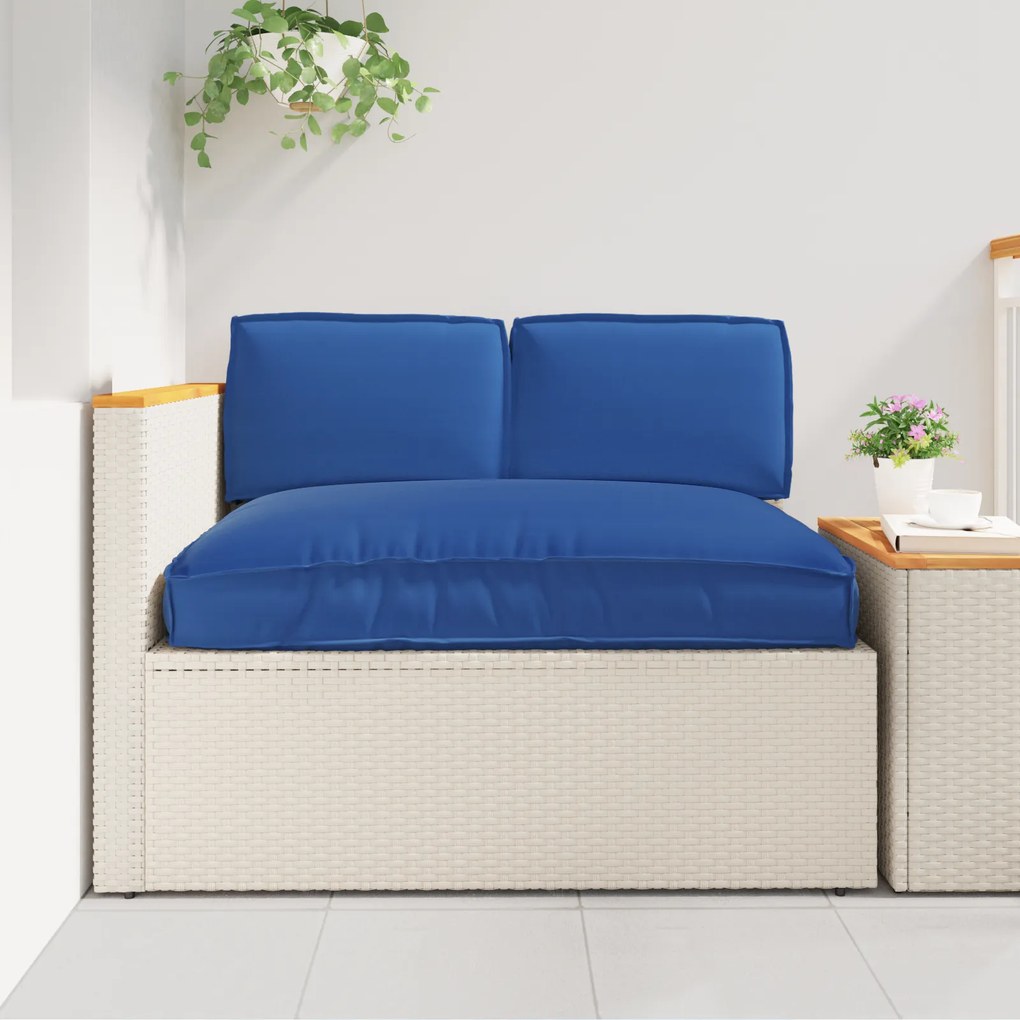 vidaXL Σετ Μαξιλαριών Πάγου 3 pcs Βασιλικό Μπλε 120 x 80 x 12 cm
