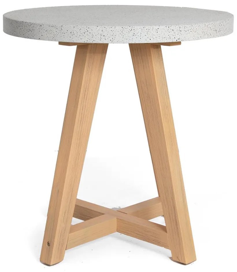 Τραπέζι Bistro Noria 0800020 70x70x75cm Natural-Grey