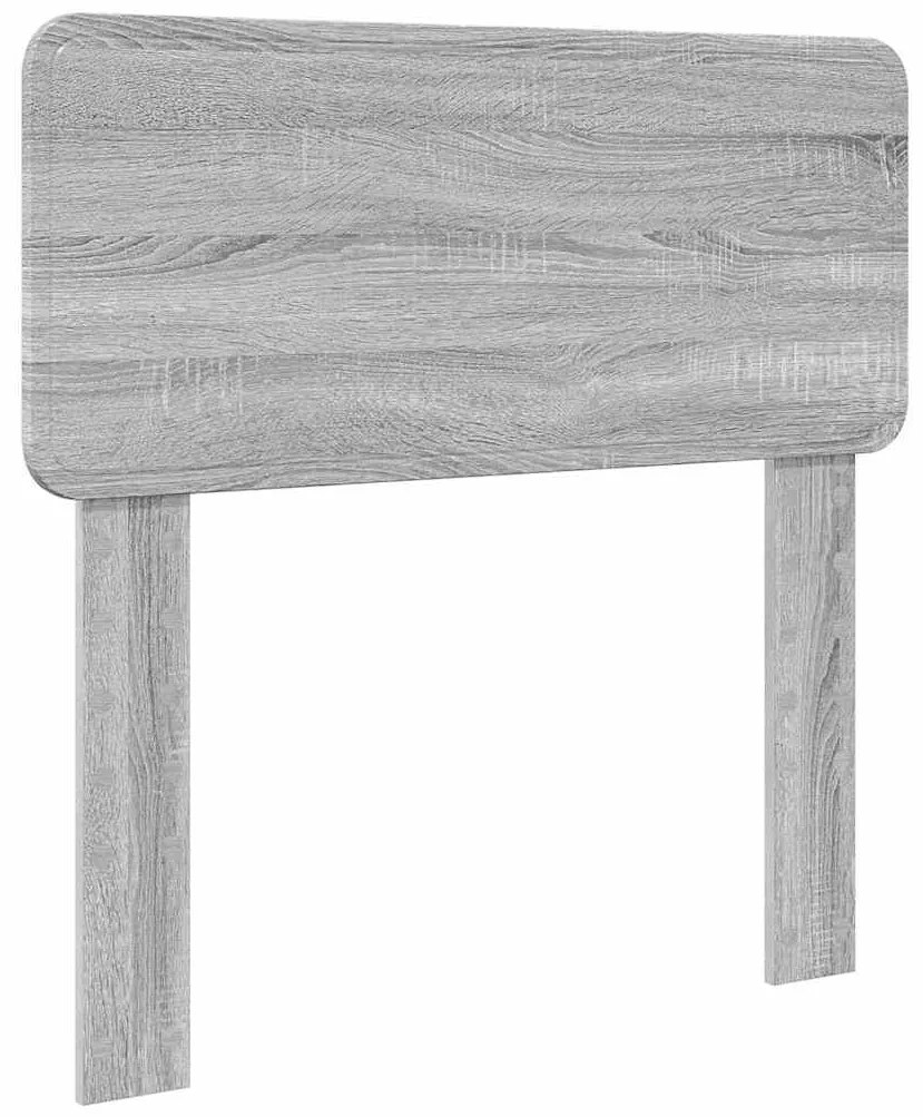 vidaXL Κεφαλάρι με κεφαλάρι Γκρίζο Σονομα 90 cm Επεξεργασμένο ξύλο