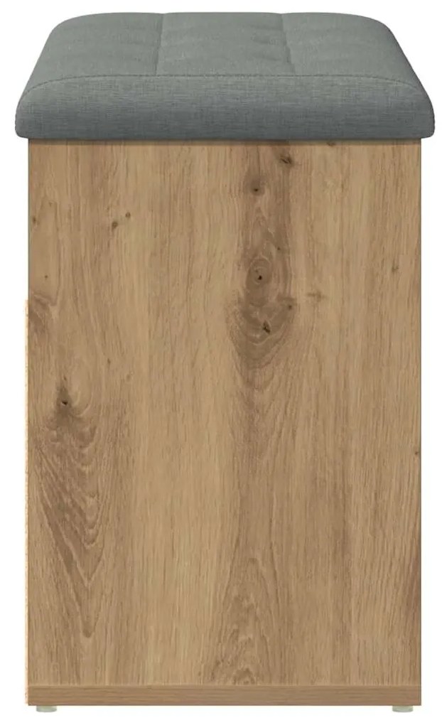 vidaXL Πάγκος παπουτσιών  Artisan Oak 82x32x45,5 cm Κατασκευασμένο ξύλο