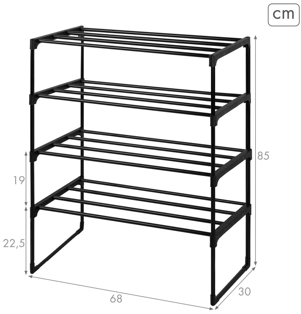 Ράφι παλτών Max Home Μέταλλο (4 Μονάδες)