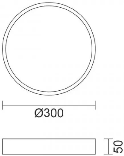 Πλαφονιέρα οροφής CCT30 LED-Leuko