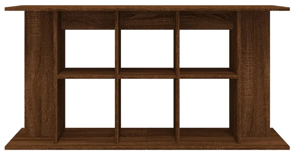 vidaXL Βάση Ενυδρείου Καφέ Δρυς 120x40x60 εκ. από Επεξεργασμένο Ξύλο