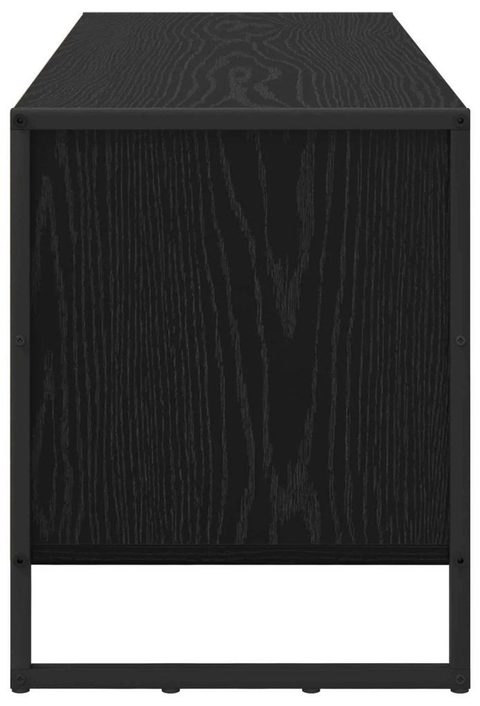 vidaXL Ντουλάπα Παπουτσιών με αποθήκευση Μαύρη Οξυά 60 x 35 x 44 εκ.