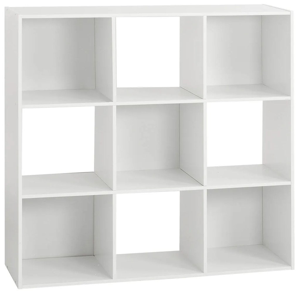 Βιβλιοθήκη Δαπέδου 9 Θέσεων (100.5x32x100.5) F-V Mix White 138971C