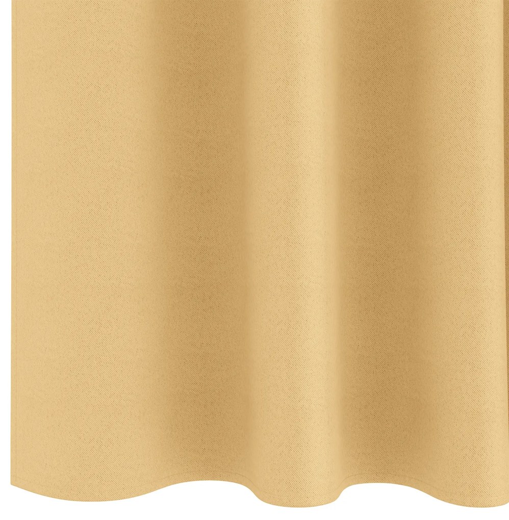 vidaXL Κουρτίνες με κουρτίνες 2 pcs Μπεζ 225 x 140 εκ. Πολυεστέρας