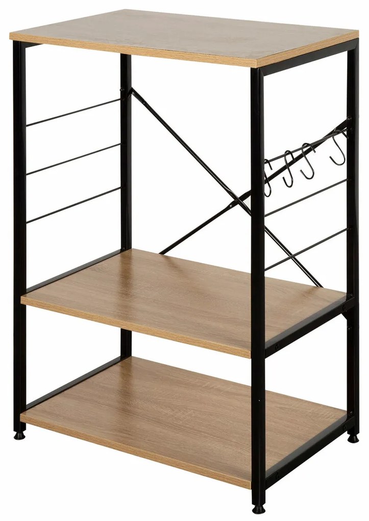 Ράφια Max Home Χάλυβας μελαμίνη τσιπ - ματ