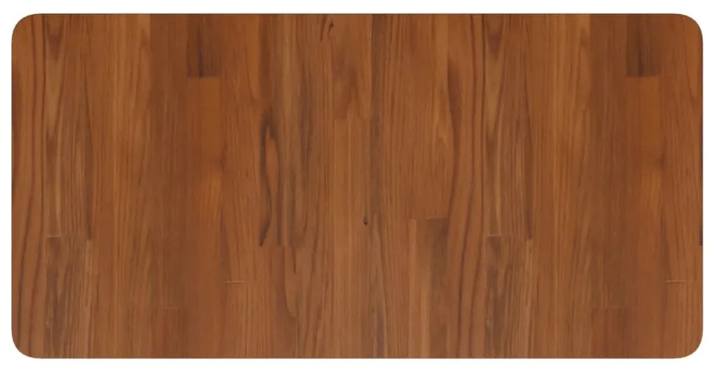 vidaXL Πάγκος Μπάνιου Σκ. Καφέ 80x40x2,5 εκ. Επεξ. Μασίφ Ξύλο