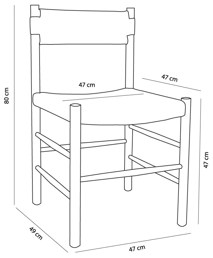 CABO ΚΑΡΕΚΛΑ ΦΥΣΙΚΟ 47x49xH80cm - 03-1124