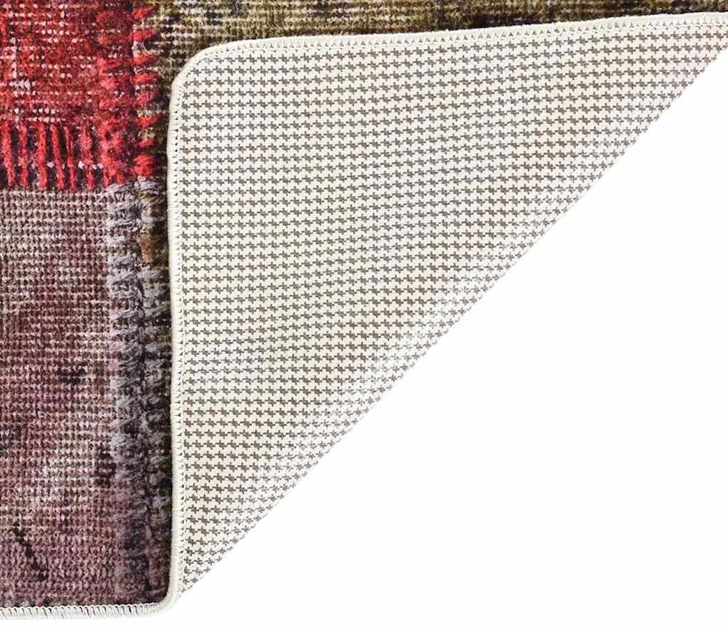 vidaXL Χαλί Πλενόμενο Αντιολισθητικό Πολύχρωμο 80 x 150 εκ. Patchwork