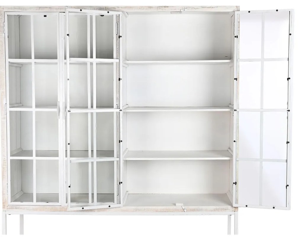 Ράφια DKD Home Decor Λευκό Μαύρο Μέταλλο Ξύλο από Μάνγκο 170 x 45 x 200 cm