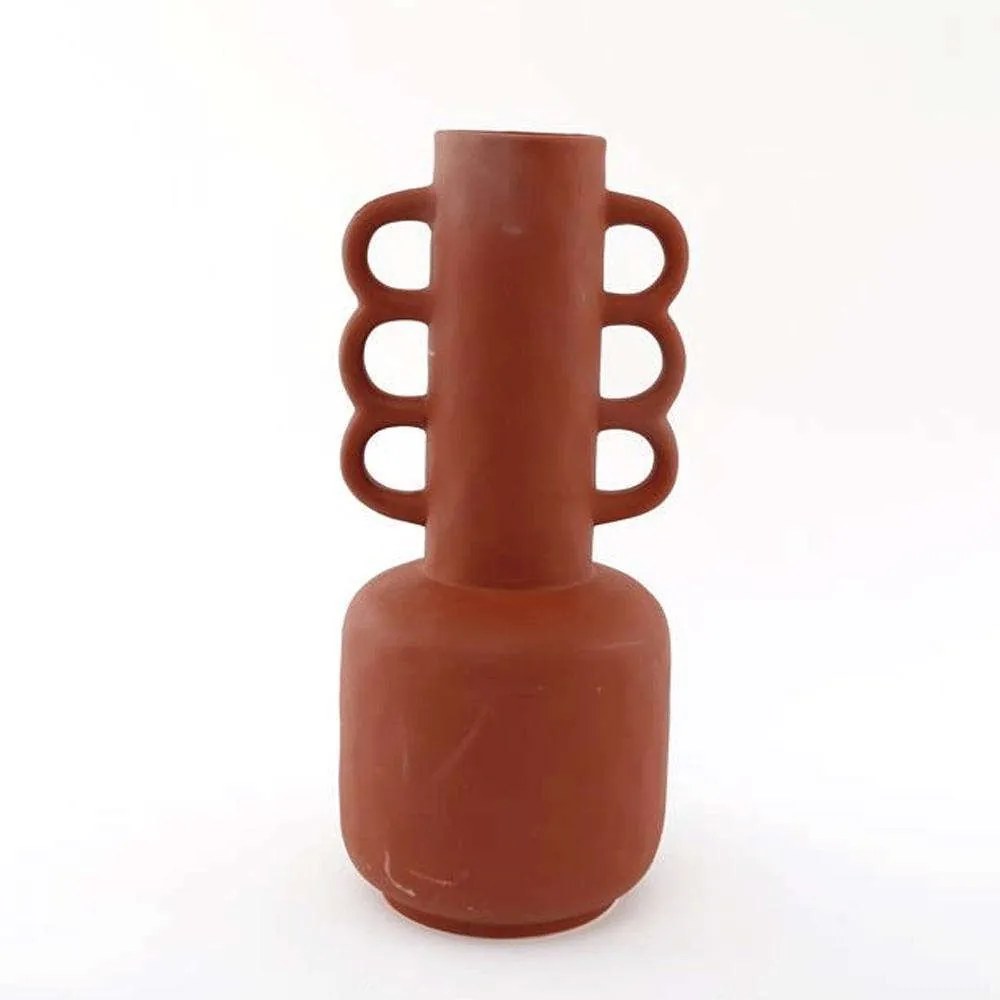 Βάζο Αμφορέας 014.NI2001 30cm Terracotta Κεραμικό