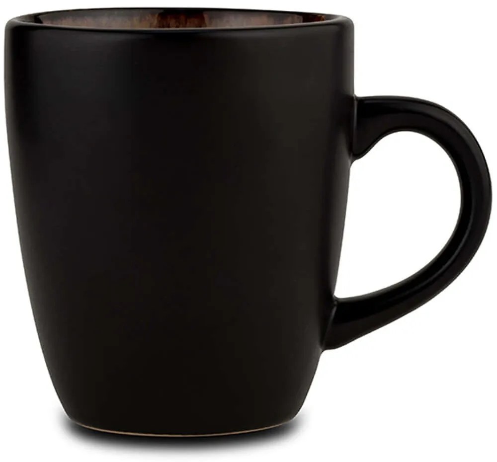 Κούπα Skylar 10-017-037 350ml 13x9x11cm Black-Brown Nava Clay