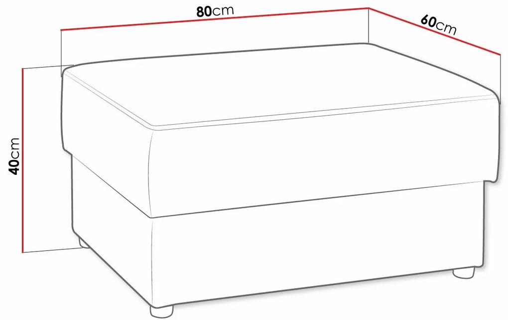 Γωνιακός Καναπές Providence 120, 209x188x84cm, 112 kg, Πόδια: Πλαστική ύλη | Epipla1.gr