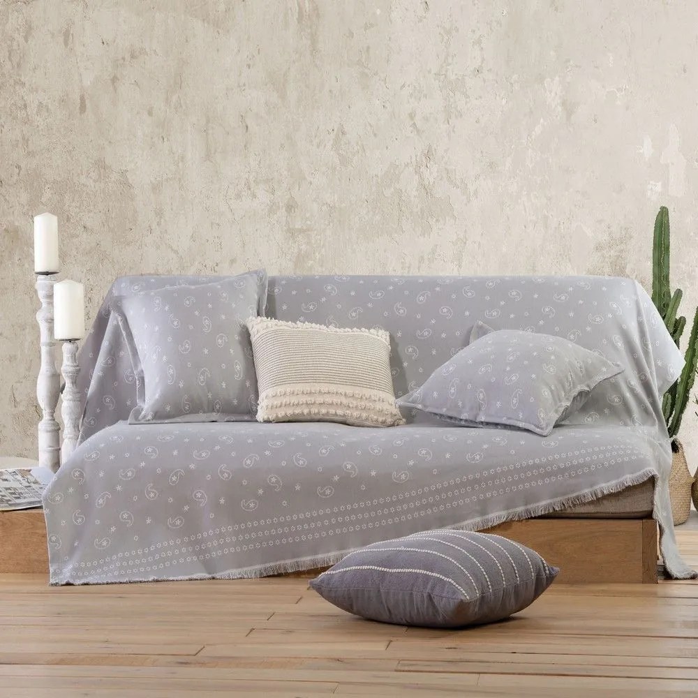 Ριχτάρι Gloom Grey Nef-Nef Πολυθρόνα 170x180cm Cotton-Polyester