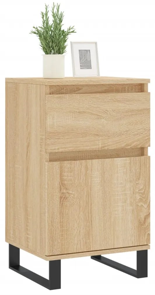 vidaXL Ντουλάπια 2 τεμ. Sonoma Δρυς 40x35x70 εκ. Επεξεργασμένο Ξύλο