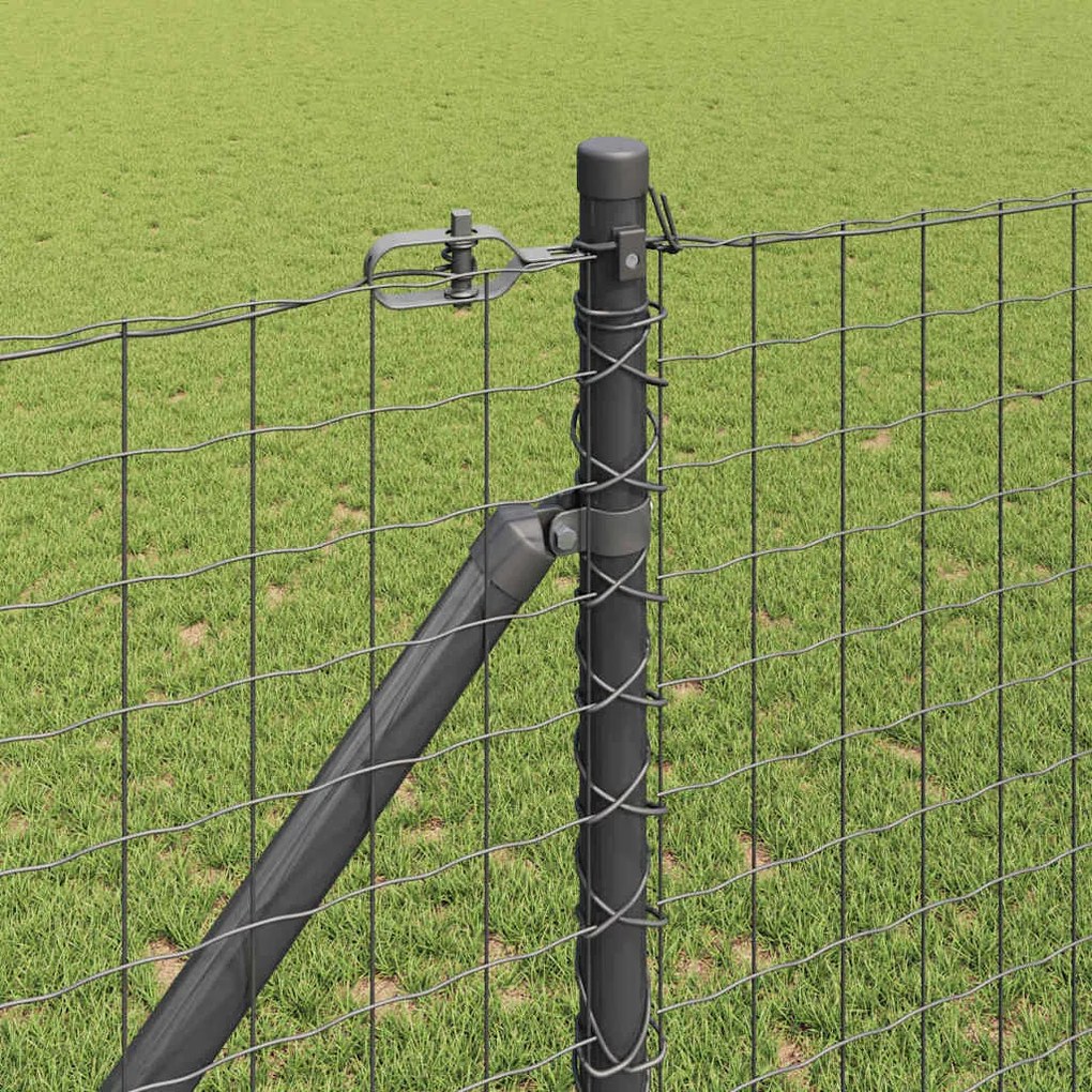 vidaXL Στύλος Περιφράξεων Άλλο 26 pcs Ασημί 3.2 x 3.2 x 140 εκ Ατσάλι