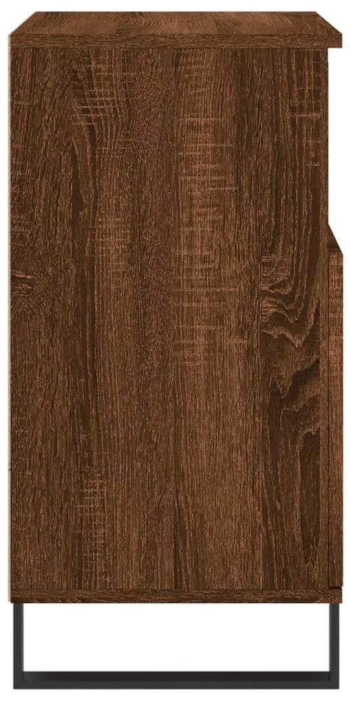 vidaXL Μπουφές Καφέ Δρυς 60x35x70 εκ. από Επεξεργασμένο Ξύλο