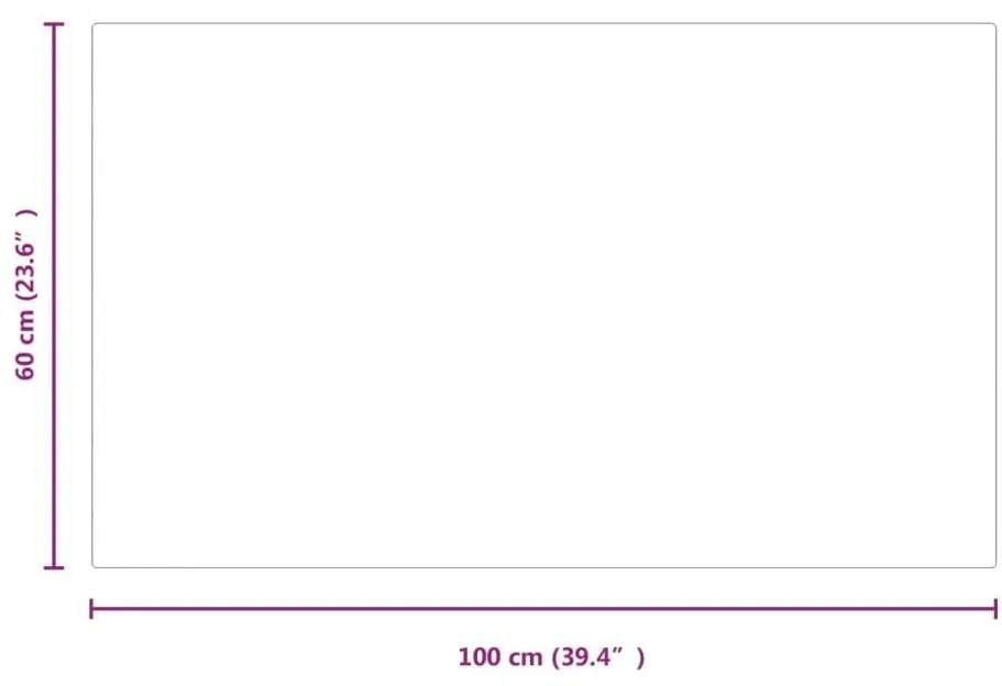 Πλάκα Τζακιού Ορθογώνια 100 x 60 εκ. Γυάλινη