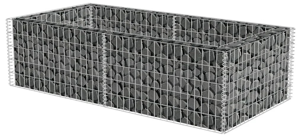 vidaXL Συρματοκιβώτιο Γλάστρα 180 x 90 x 50 εκ. Γαλβανισμένος Χάλυβας