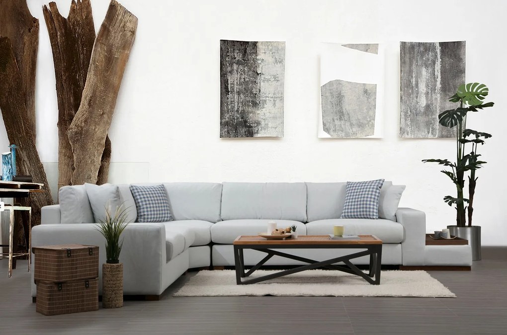 Corner Sofa Loop 21 White