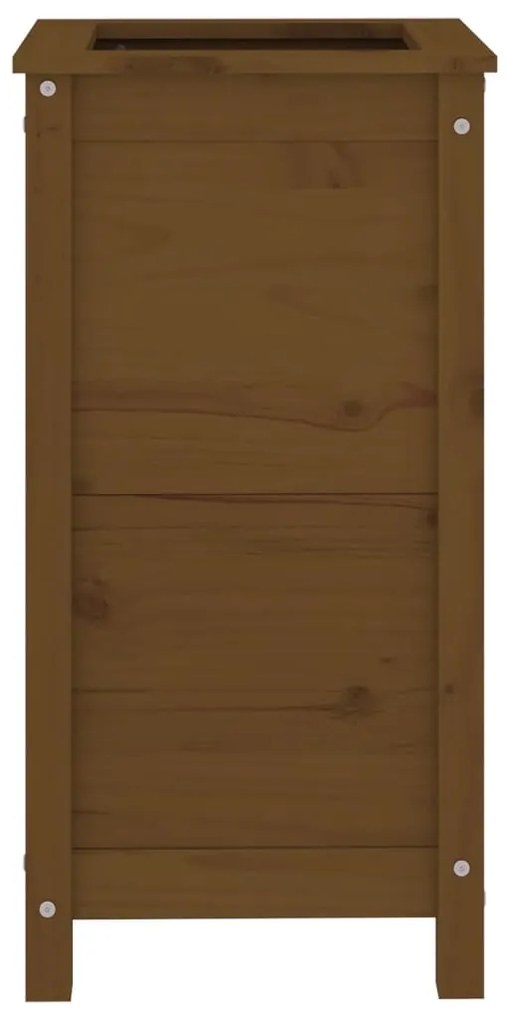 vidaXL Ζαρντινιέρα Μελί 40 x 40 x 78 εκ. από Μασίφ Ξύλο Πεύκου