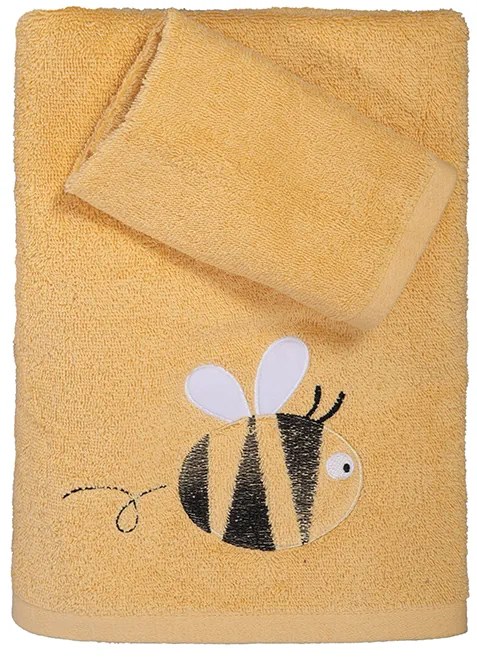 Σετ Βρεφικές Πετσέτες Bee Yellow (30x50)+(70x140) - Nef-Nef Homeware