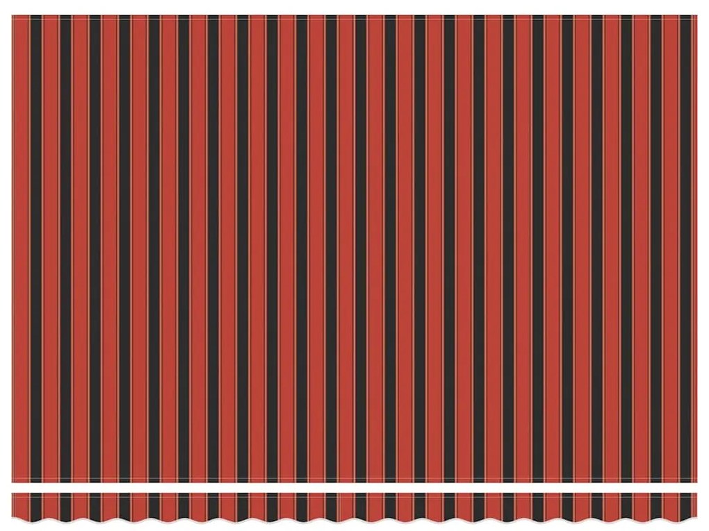 vidaXL Αντιανεμικό Πορτοκαλί και Καφέ 450 x 350 x 165 εκ Πολυεστέρας