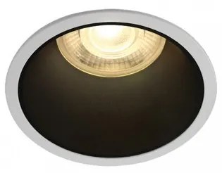 Σποτ Φωτιστικό Οροφής Χωνευτό GU10 50W IP20 Ασπρόμαυρο Z10105-AD Zambelis-Z10105-AD-Μαύρο-Λευκό Z10105-AD