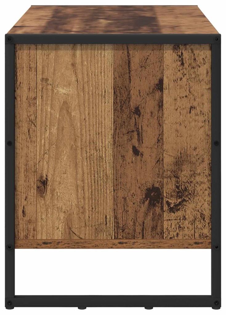 vidaXL Ντουλάπα Παπουτσιών με αποθήκευση Παλιό Ξύλο 60 x 35 x 44 εκ.