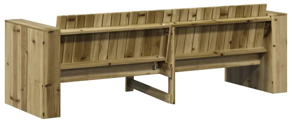 vidaXL Καναπές Κήπου Πράσινο 185.5 x 60 x 62 εκ.