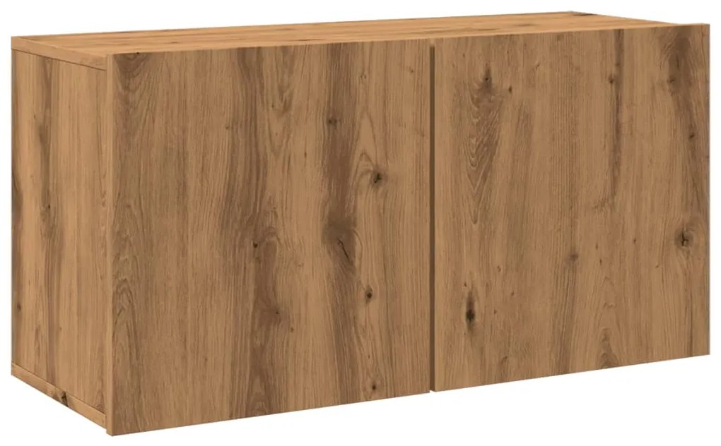 vidaXL Ντουλάπι Τοίχου Τηλεόρασης Artisian Δρυς 80 x 30 x 41 εκ.
