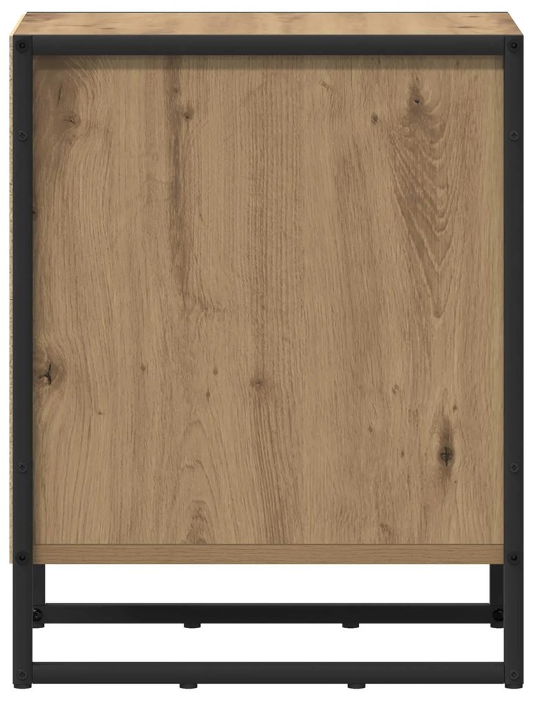 vidaXL Κομοδίνο Καρυδιά Χειροποίητης Εργασίας 39,5 x 30 x 50 εκ