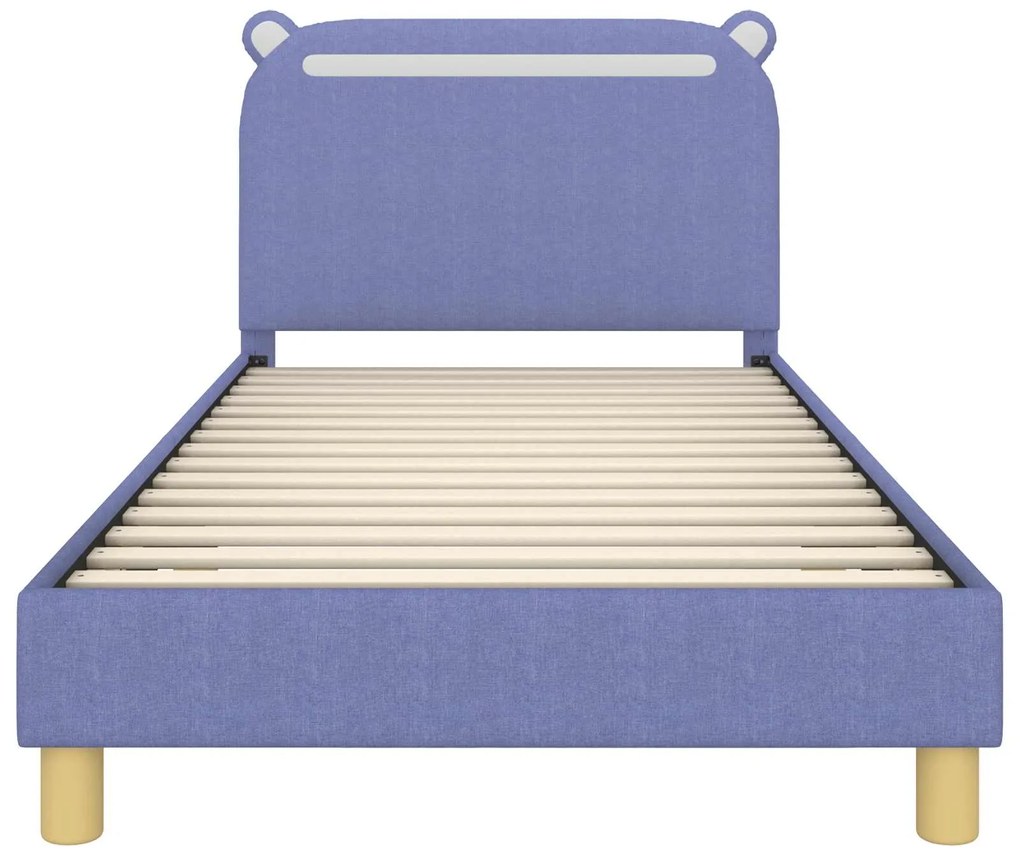 vidaXL Κρεβάτι Παιδικής Κρεβατοκάμαρας με Κεφαλάκι Μπλε τζην