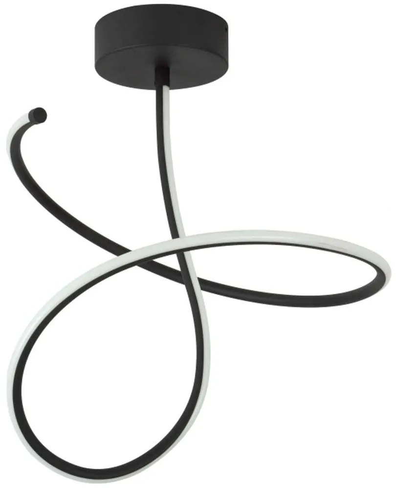 Φωτιστικό Οροφής - Πλαφονιέρα 77-8167 Led 50cm Krishna Black Homelighting Aluminum,Acrylic