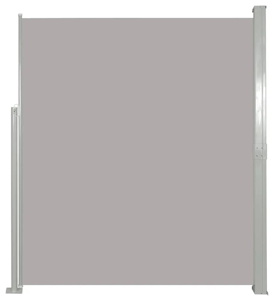 vidaXL Σκίαστρο Πλαϊνό Συρόμενο Γκρι 160 x 500 εκ.