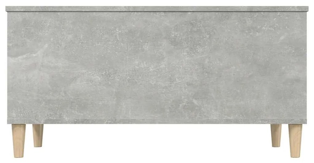 vidaXL Τραπεζάκι Σαλονιού Γκρι Σκυροδ. 90x44,5x45 εκ. Επεξεργ. Ξύλο