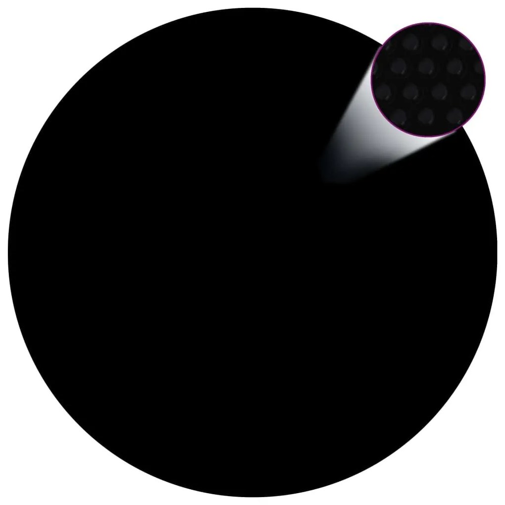 Κάλυμμα Πισίνας Μαύρο 381 εκ. από Πολυαιθυλένιο - Μαύρο