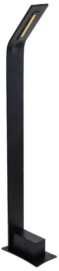 Φωτιστικό Δαπέδου Κήπου Greenery 90544 8x15x70cm LED 15W 1500lm IP65 2700K Black GloboStar