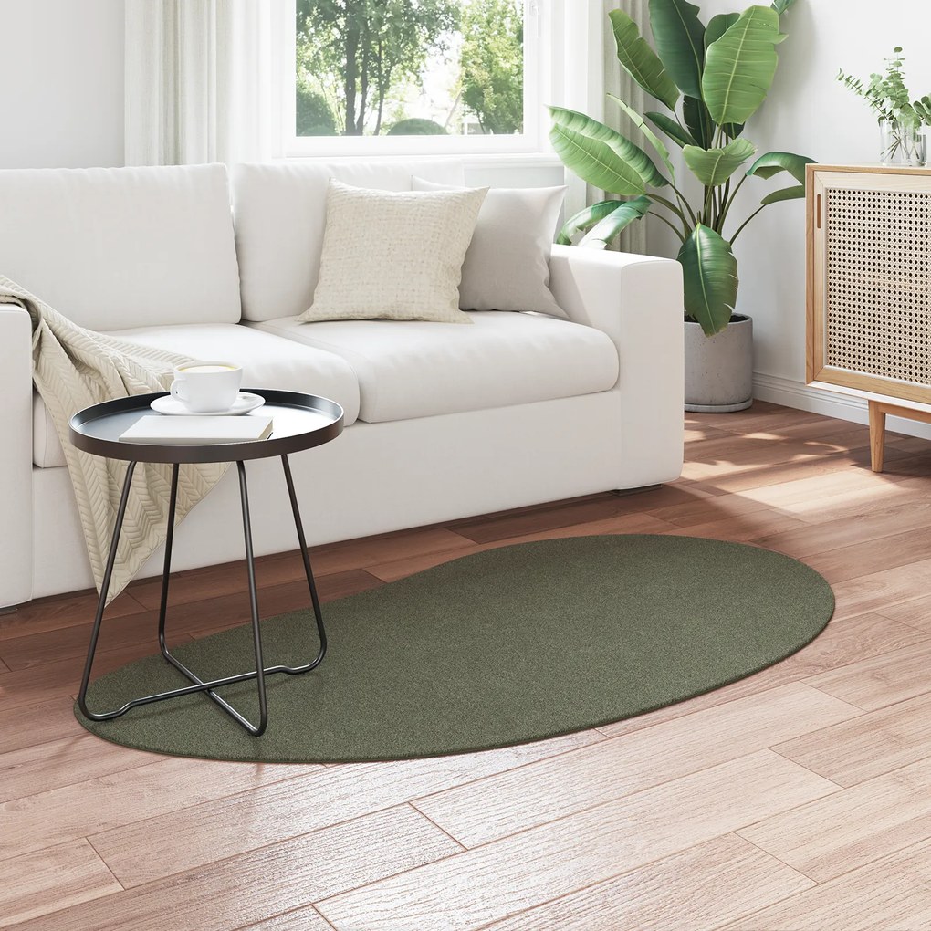 vidaXL Χαλί  Δασικό Πράσινο 80x150 cm Αντιολισθητό