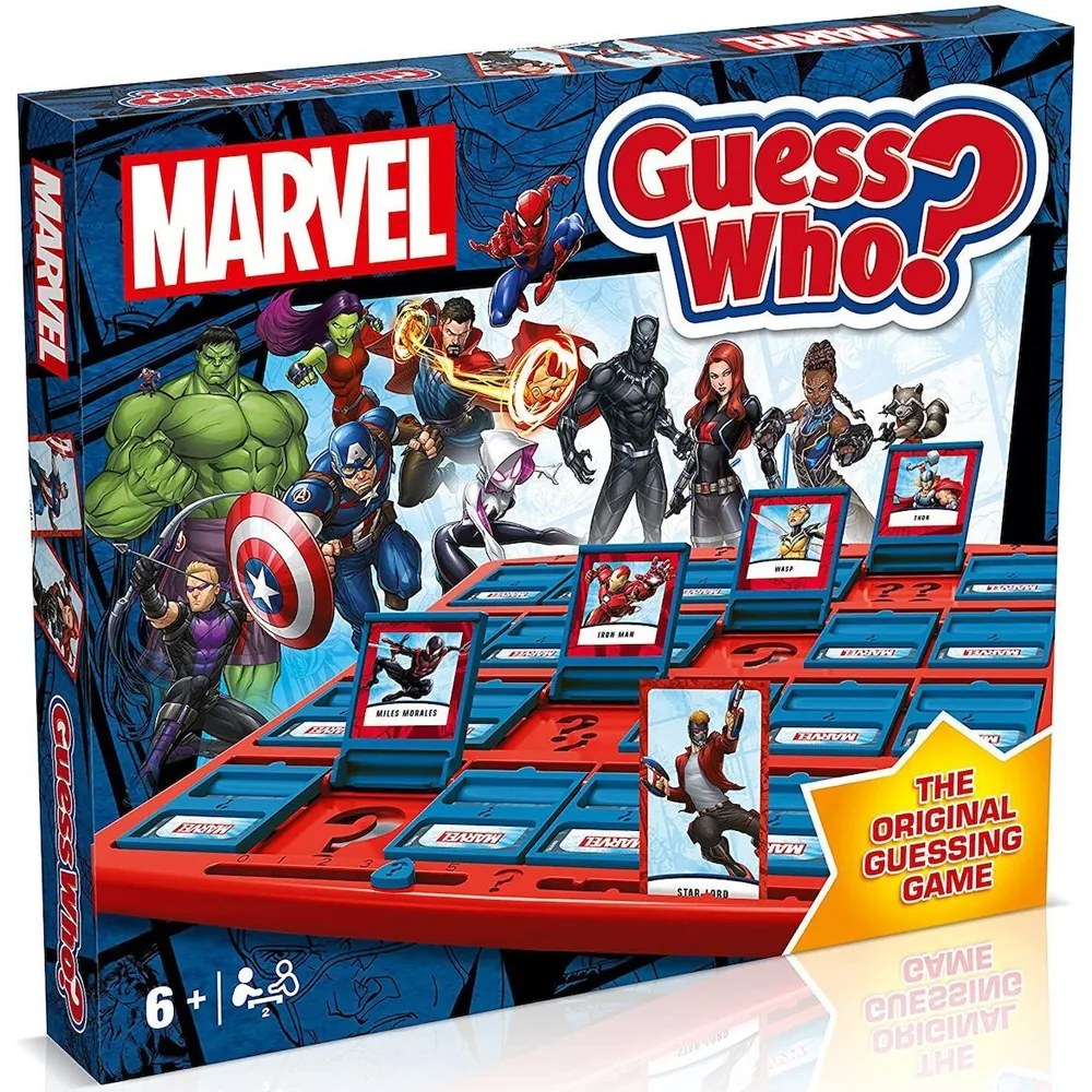 Επιτραπέζιο Παιχνίδι Μάντεψε Ποιος Marvel WM02954-GRK-6 Για 2 Παίκτες Multi Winning Moves