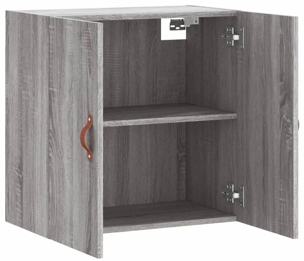 vidaXL Ντουλάπι Τοίχου Γκρι Sonoma 60x31x60 εκ. από Επεξεργασμένο Ξύλο