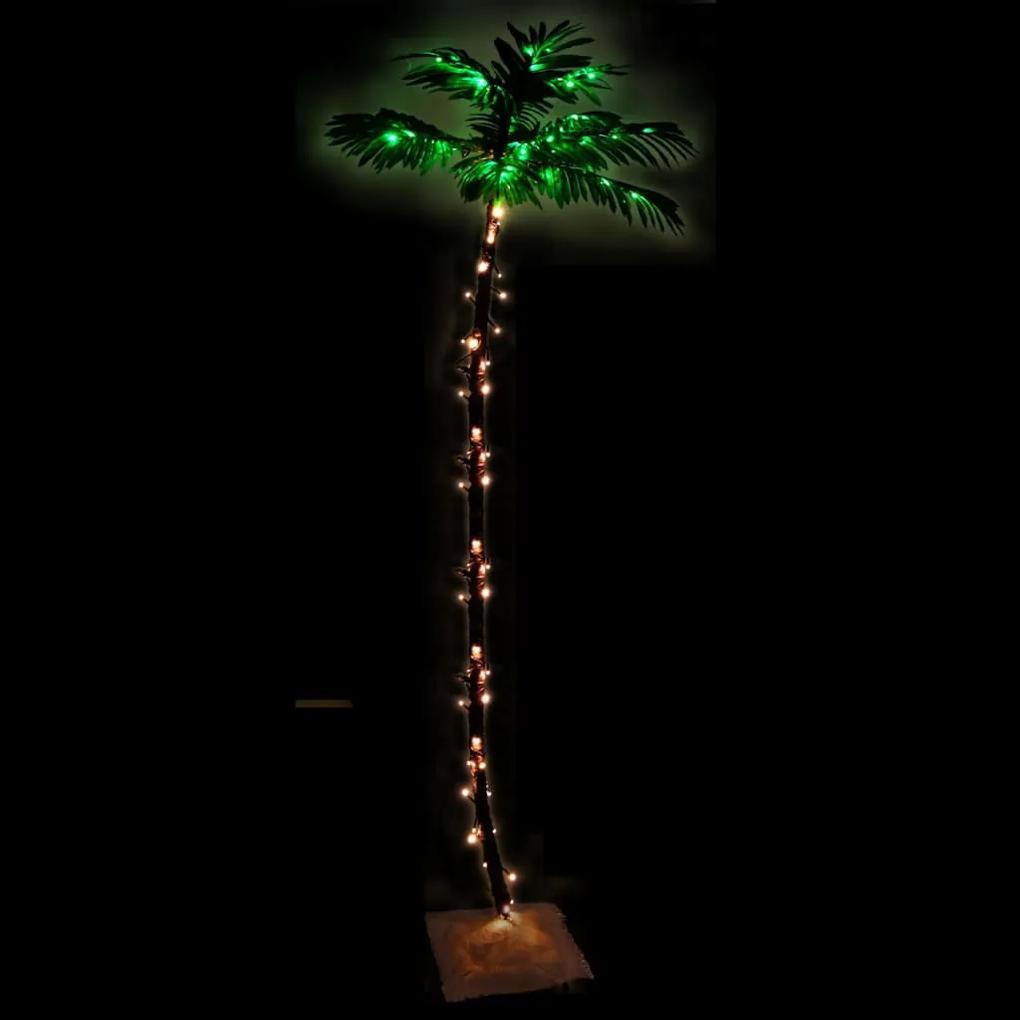 vidaXL Δέντρο Φοίνικας με 192 LED Θερμό Λευκό 300 εκ.