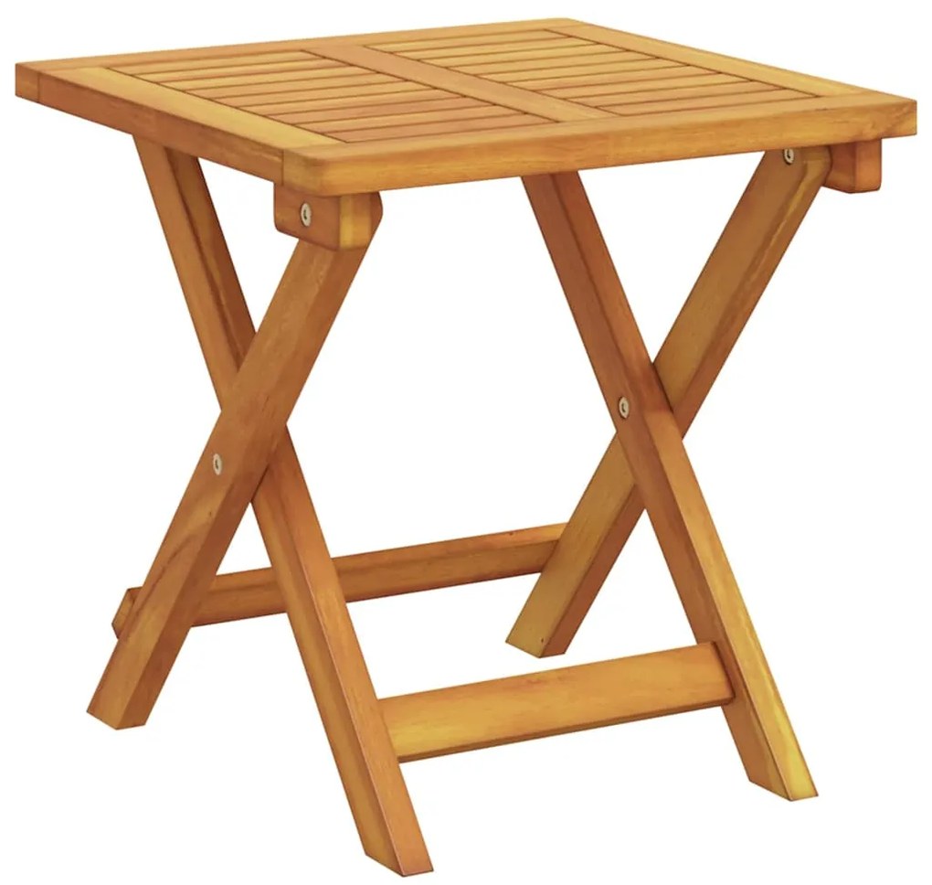 vidaXL Ξαπλώστρα 2 pcs Καφέ 40 x 40 x 40εκ Μασίφ ξύλο ακακίας