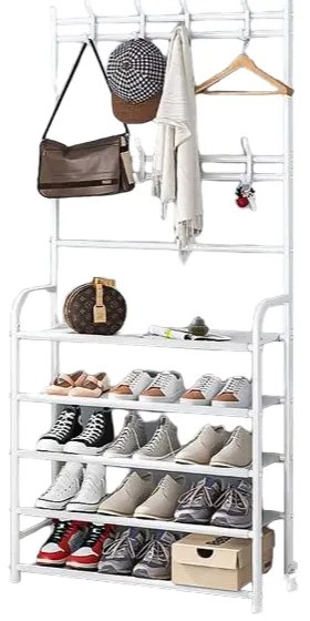 ΜΕΤΑΛΛΙΚΗ ΠΑΠΟΥΤΣΟΘΗΚΗ/ΡΑΦΙΕΡΑ 5 ΕΠΙΠΕΔΩΝ ΛΕΥΚΗ TM0098-TM0098