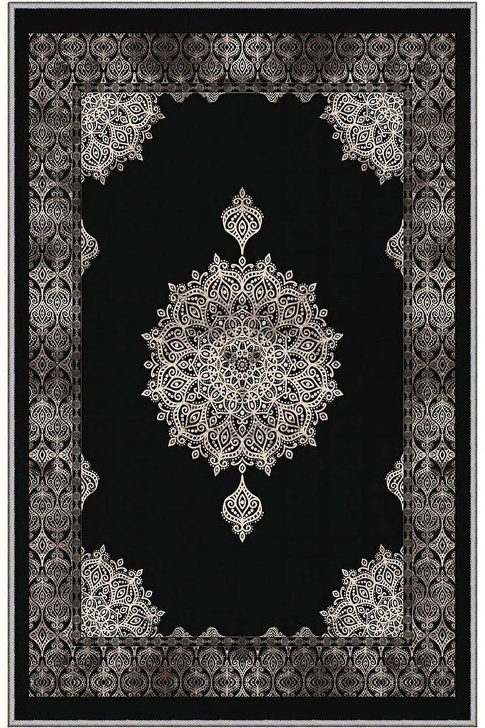 Χαλί EEXFAB649 Black-Silver Conceptum Hypnose 120X180cm