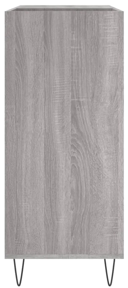 vidaXL Δισκοθήκη Γκρι Sonoma 84,5 x 38 x 89 εκ. από Επεξεργασμένο Ξύλο